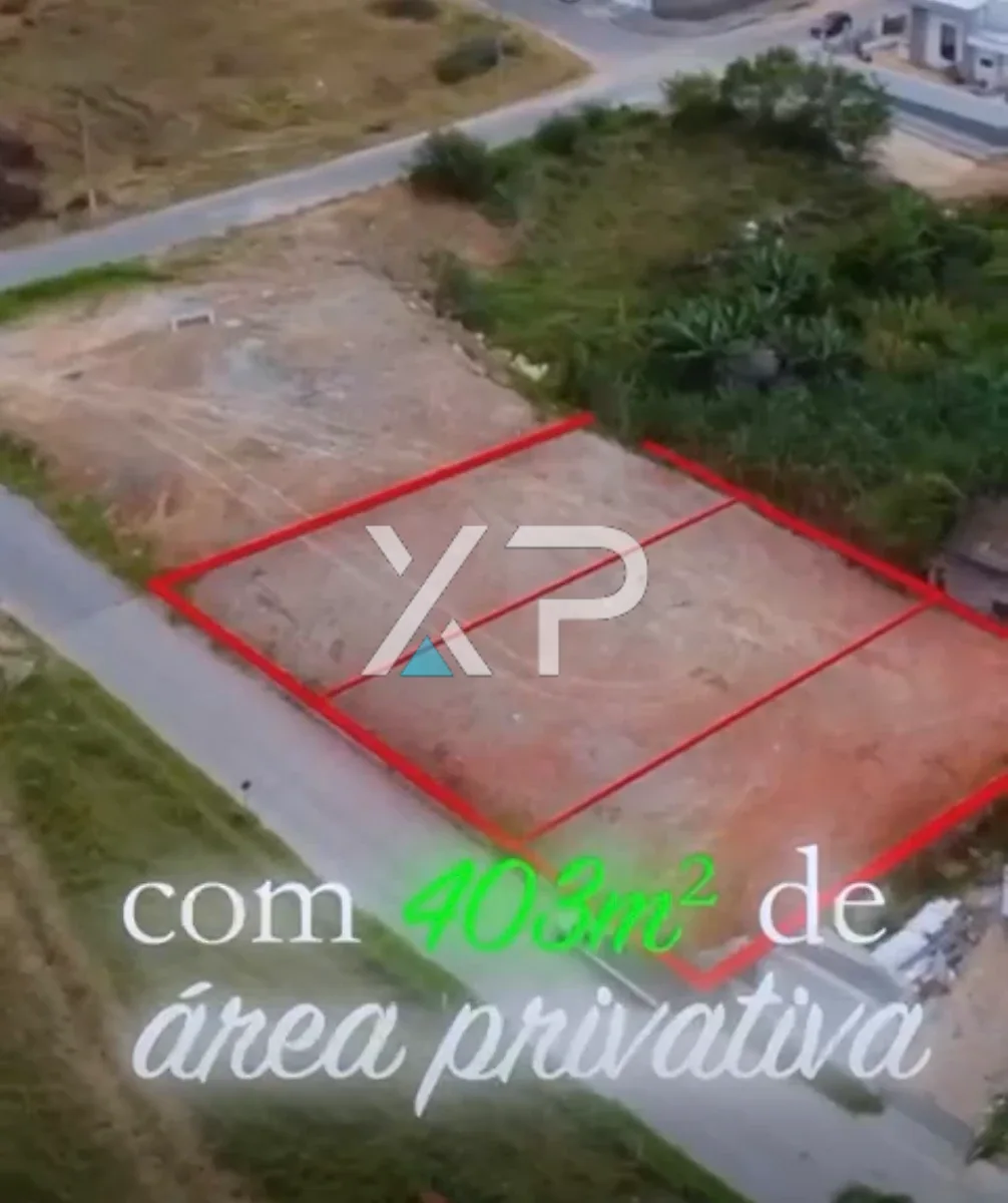3 Terrenos Planos de 403m² na Palhoça – Viabilidade Mista