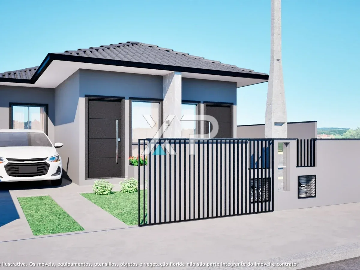 Casa Geminada 2 Quartos 48m² -